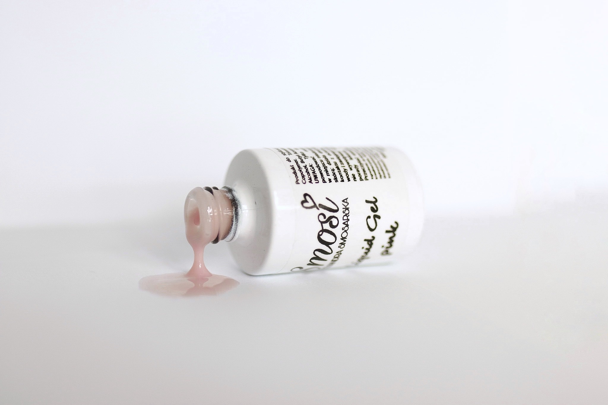 Żel do paznokci w butelce - Liquid gel - PINK
